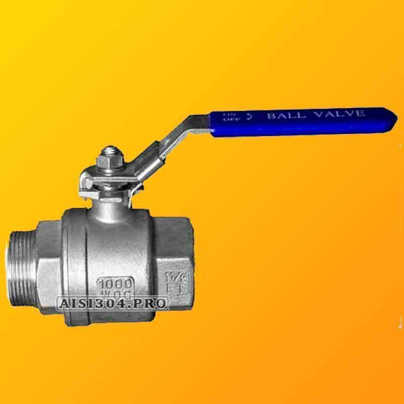 Кран нержавеющий с наружной резьбой 1/2" AISI 304 | TRiNOX Винница - изображение 1