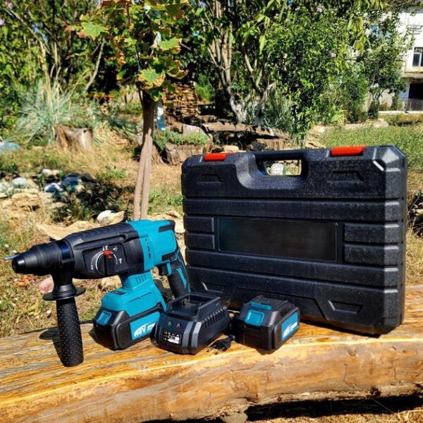 Перфоратор акумуляторний безщітковий KRAFFTEC 48V 2 акб 4.0AH дриль на акамуляторі для дому в кейсі Львов - изображение 3