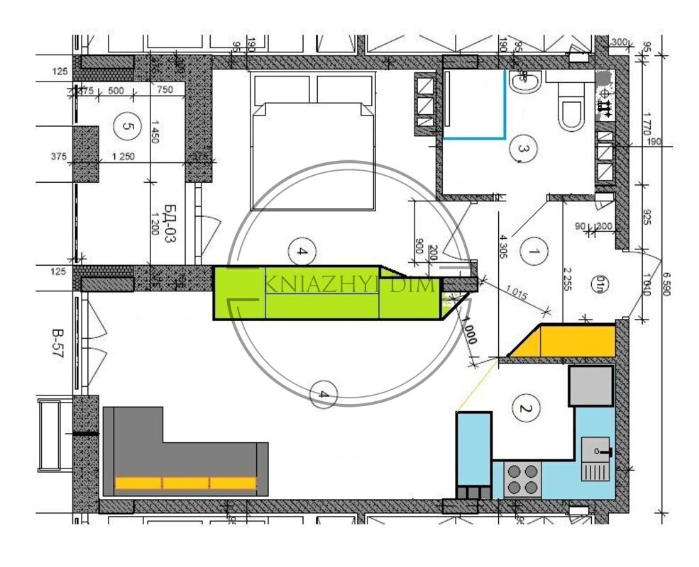 Продаж однокімнатної квартири в ЖК Комфорт Таун.  Код об'єкта: 21145539 Київ - зображення 12