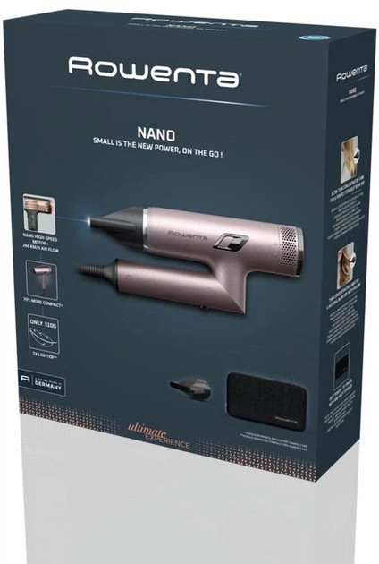 Фен Rowenta HY8530E0 1700 Вт розовый Киев - изображение 9