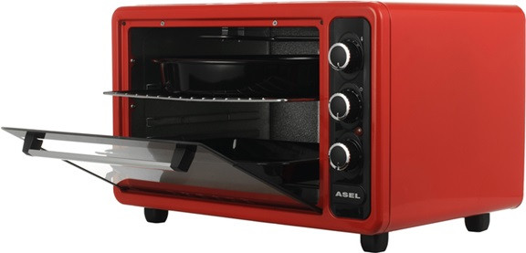 Электропечь ASEL AF40-23-Red 40 л красная Київ - зображення 5