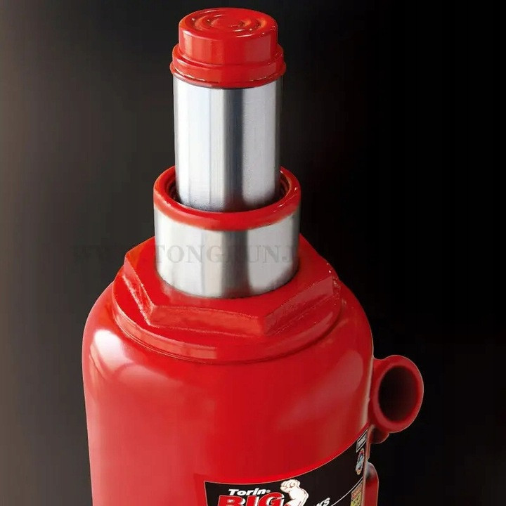 Домкрат низкий столбчатый бутылочный двухступенчатый 6 т 215–485 мм TORIN TF0602 Харків - зображення 5