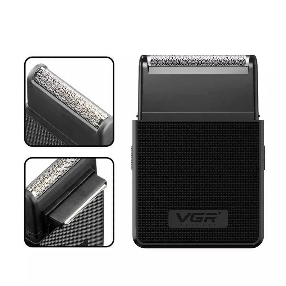 Электробритва VGR V-376 BLACK черная Київ - зображення 3