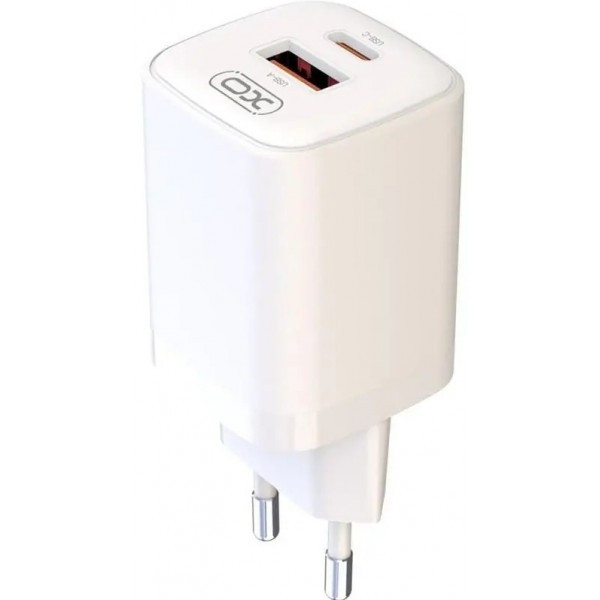 Мережевий зарядний пристрій XO L96 USB-C/USB-A PD QC3.0 30W 3A White (Код товару:26680) Харків - зображення 4