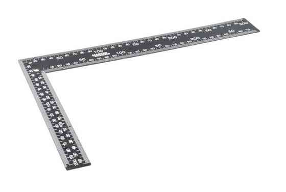 Угольник строительный стальной двусторонний MASTERTOOL 200х300 мм 30-3300 Харків