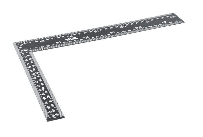 Угольник строительный стальной двусторонний MASTERTOOL 200х300 мм 30-3300 Харків - зображення 1