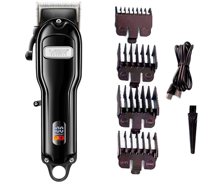 Машинка для стрижки аккумуляторная VGR V-251 7 Вт черная Киев - изображение 2