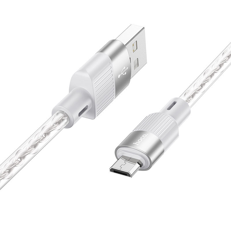 Дата кабель Hoco X99 Crystal Junction USB to MicroUSB (1m) Херсон - зображення 2