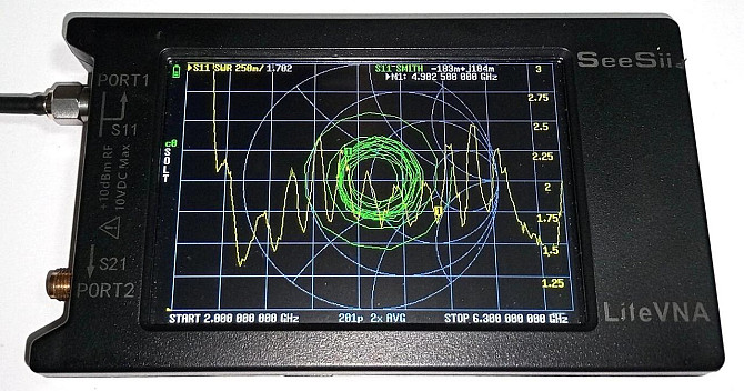Антенна UWB 2,3 ГГц-10 ГГц 3dBi 5 Вт, SMA-female (гнездо). Смотрите графики КСВ. Дніпро - зображення 3