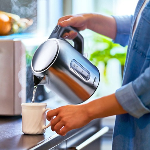 Електрочайник First FA-5409-5 1.7 л серебристый Київ - зображення 1