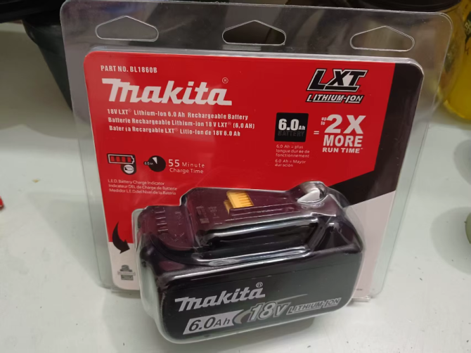 Акумулятор Makita BL1860B 18V LXT 6Ah Харьков - изображение 2