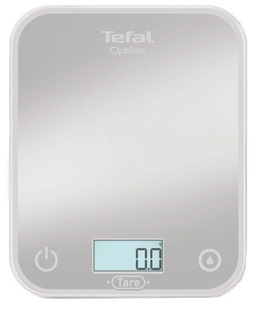Весы кухонные Tefal Optiss BC50U4V0 5 кг серебристые Київ - зображення 1