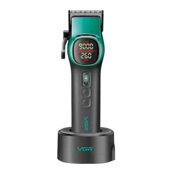 Машинка для стрижки аккумуляторная VGR V-885C GREEN зеленая Киев