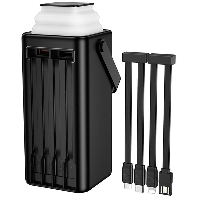 Портативное ЗУ Power Bank Borofone BJ65B High 22.5W+PD20W with cable 80000 mAh Херсон - зображення 5