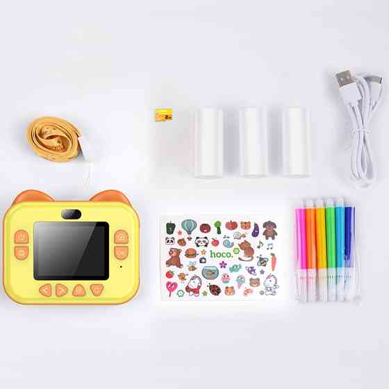 Детская фотокамера с моментальной печатью Hoco DV204 Dual-camera Херсон