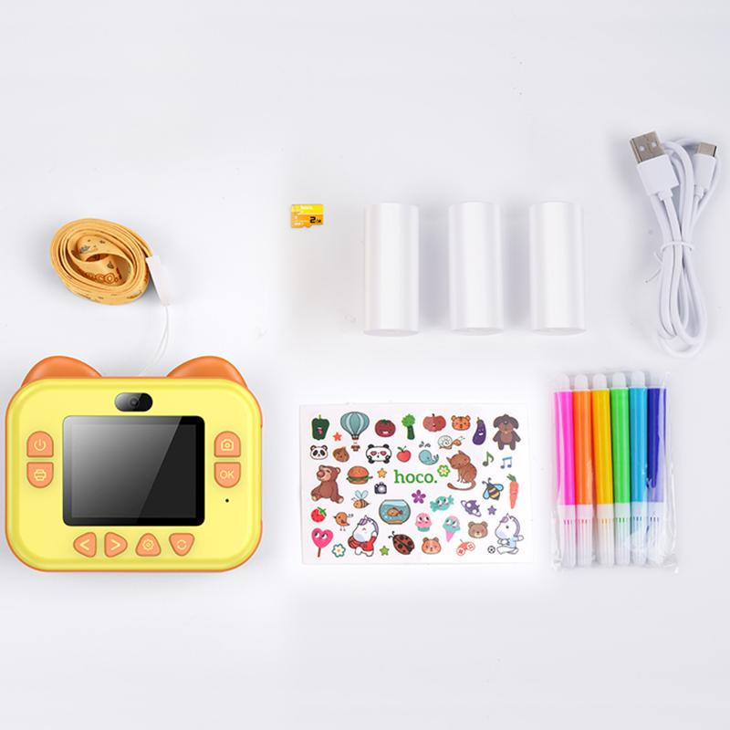 Детская фотокамера с моментальной печатью Hoco DV204 Dual-camera Херсон - изображение 2