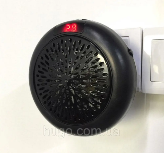 Обігрівач у розетку 900W з терморегулятором і таймером, Warm air blower / Портативний міні обігрівач Одеса