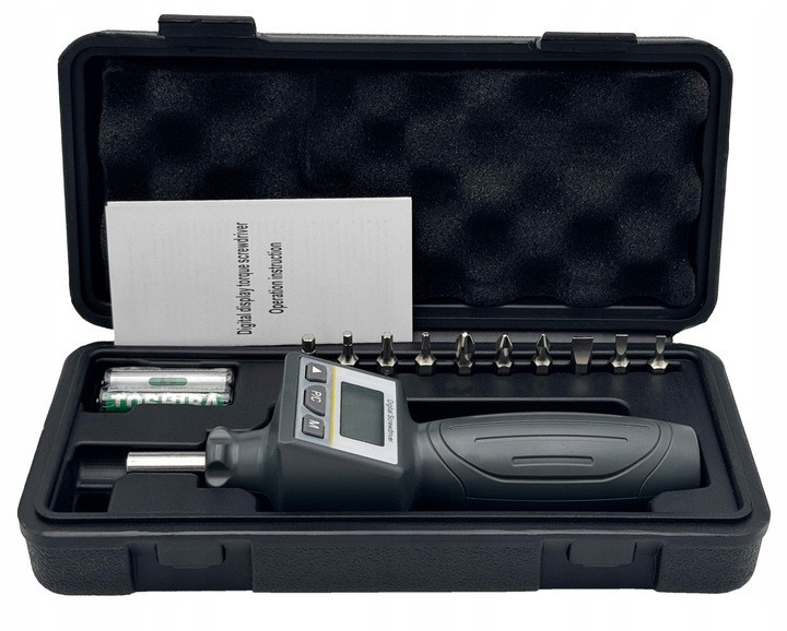 Отвертка-битодержатель динамометрическая цифровая двустороннего действия 1/4 (0.2-2Нм) PROTESTER ANS Харків - зображення 6