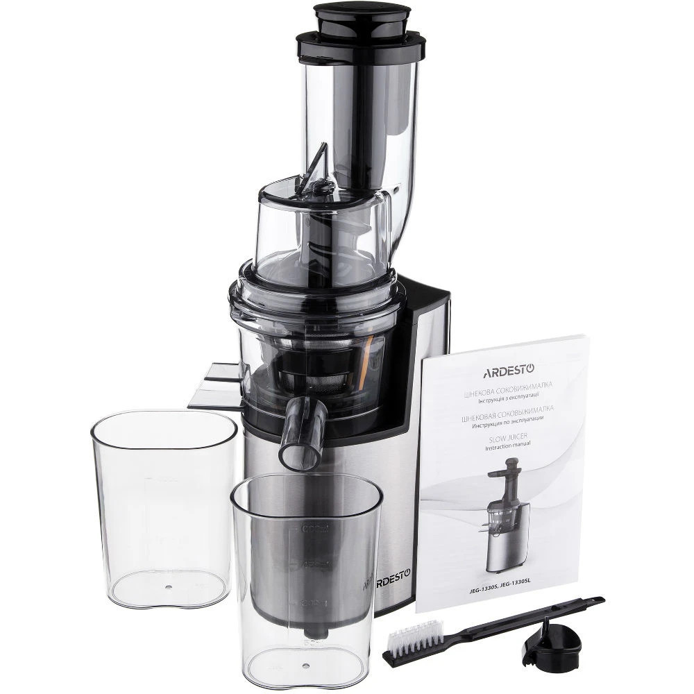 Соковыжималка шнековая Ardesto JEG-1330SL 200 Вт Київ - зображення 4