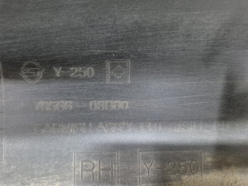 Накладка порога внешняя правая SsangYong Rexton Y250 2.7 D27DT 2006 (б/у) Киев - изображение 7