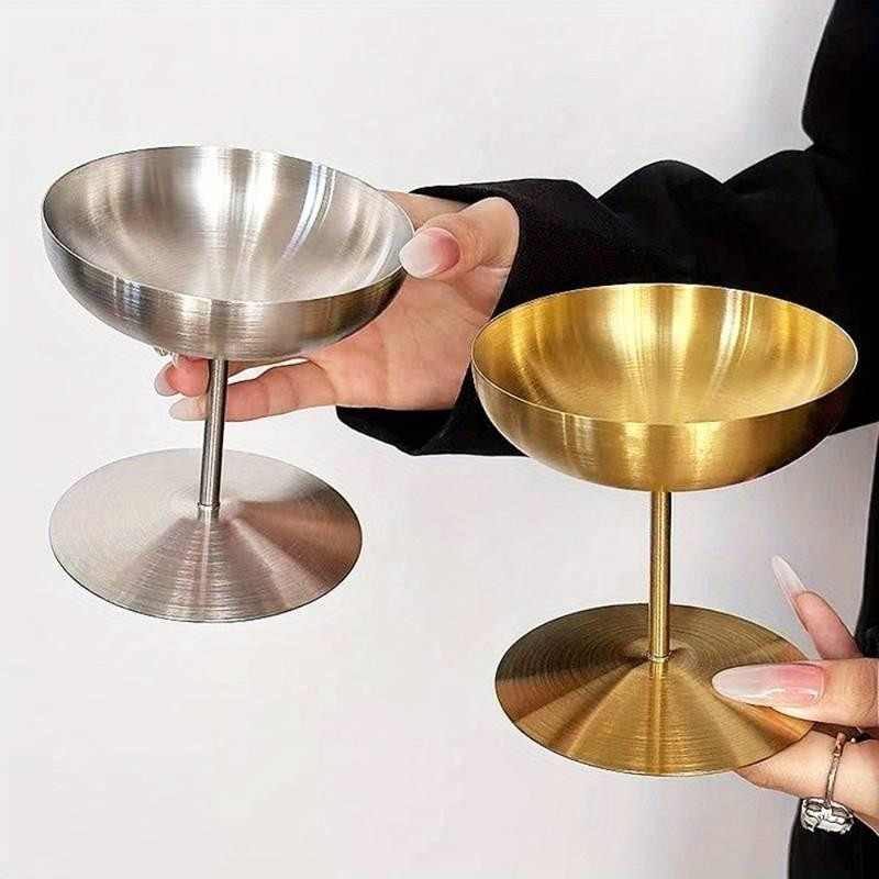 Чаши Leeseph для закусок и десертов золото 2шт по 150мл Одеса - зображення 2