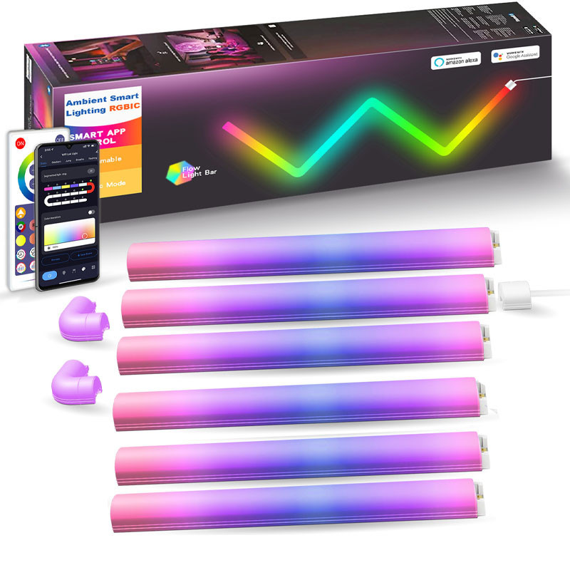 Настенный светильник Lines SAL-013B Bluetooth USB interface with app (6+2 pcs) Херсон - зображення 1