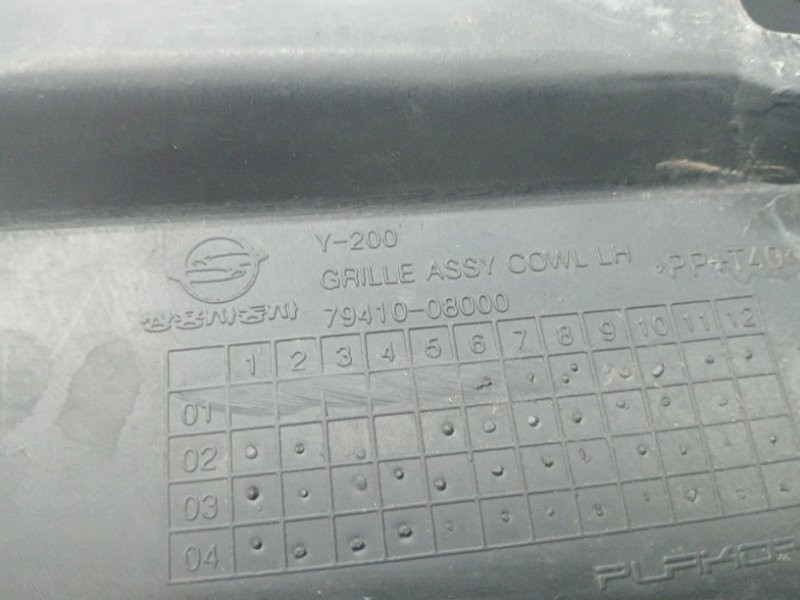 Дефлектор дворников SsangYong Rexton Y250 2.7 D27DT 2006 лев. (б/у) Киев - изображение 5