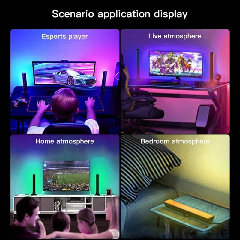 Настольная LED лампа RGB 5V Panel 1 Bluetooth dual pack USB interface with app Херсон - изображение 3