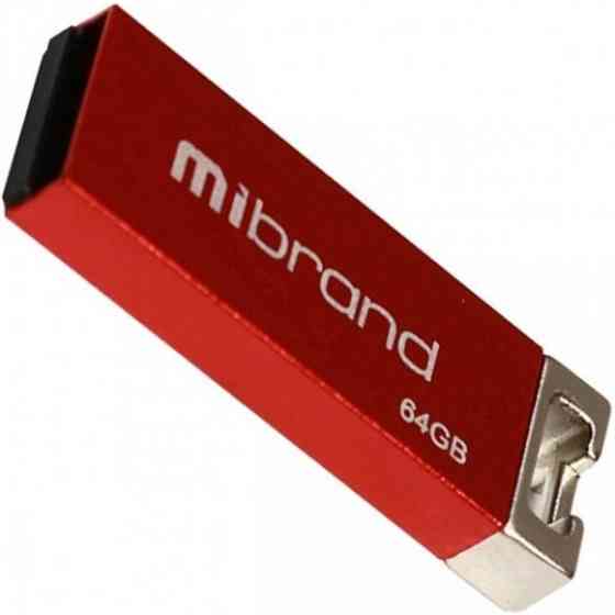 Флеш пам'ять Mibrand Chameleon 64GB USB 2.0 Red (MI2.0/CH64U6R) (Код товару:26392) Харків