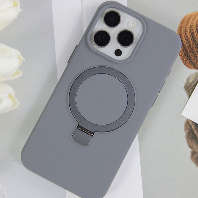 Чехол Silicone Case Full Protective NO LOGO with Ring для Apple iPhone 15 Pro (6.1") Херсон - изображение 3