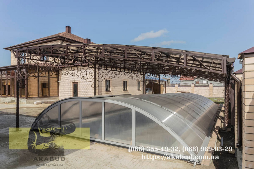 Металовироби. Установка та виготовлення відкатних воріт, навісів Кривой Рог - изображение 1