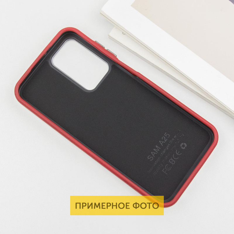 Кожаный чехол Leather Case Metal Buttons для Samsung Galaxy S24 Ultra Херсон - зображення 4
