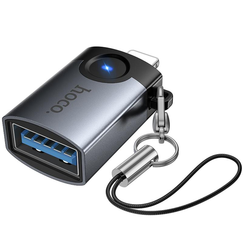 Переходник Hoco UA46 Lightning Male to USB Female USB2.0 Херсон - изображение 6