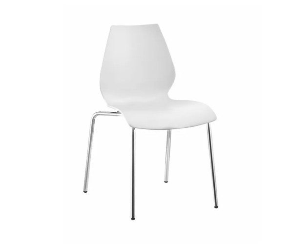 Стілець Лілі пластиковий білий Дніпро - зображення 2