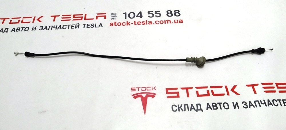 Трос замка двери передней левой/правой (отломаны фиксирующие усики) Tesla model S, model S REST 1039 Київ - зображення 1