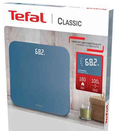 Весы напольные Tefal Classic PP1905V0 180 кг темно-синие Київ