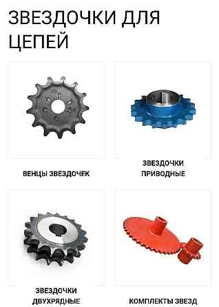 Звездочки для двух рядных цепей , приводные звездочки Київ