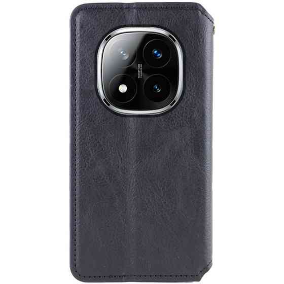 Кожаный чехол-книжка GETMAN Cubic (PU) для Xiaomi Redmi Note 15 Pro 4G Херсон