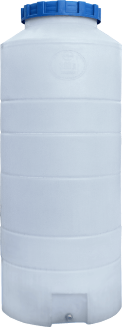 Емкость 300 л узкая вертикальная  ВО ПБ белая Київ - зображення 2