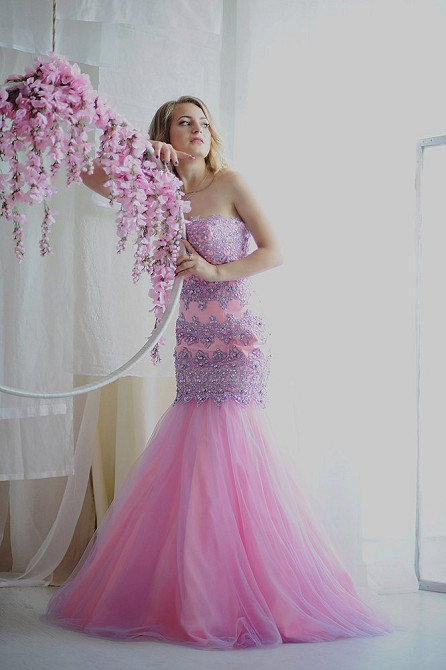 Вечірня сукня американського бренду Rachel Allan, рожева. Знижка 50%. Одесса - изображение 3