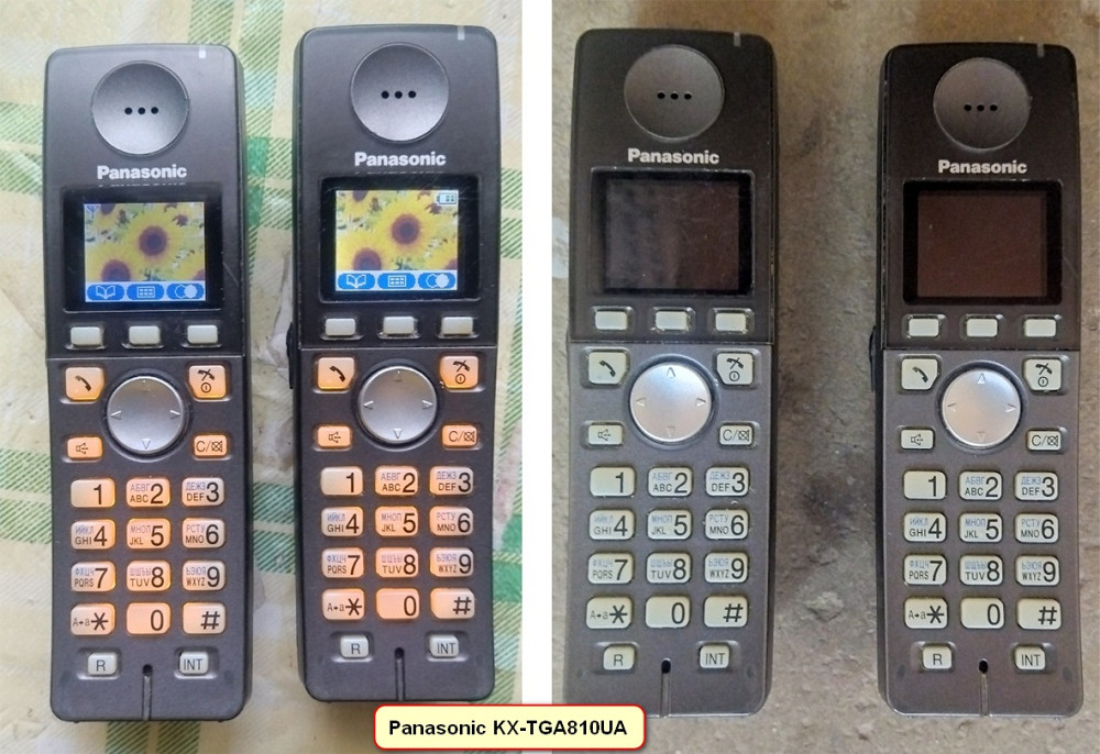 Телефонні трубки Panasonic KX-TGA161RU: KX-TCA120UA та KX-TGA810UA Львов - изображение 6