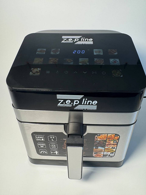 Аэрогриль мультипечь на два тэна с силиконовой формой Zepline ZP-00344 13 л 4200 Вт Київ - зображення 7