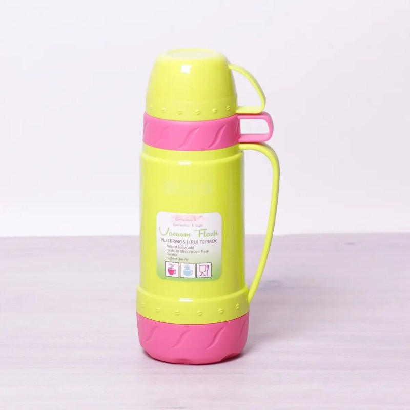 Термос питний з двома чашками Frico FRU-270-Green 1800 мл зелений Киев - изображение 1