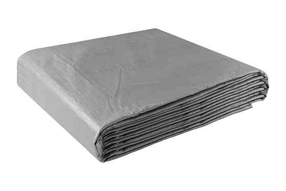 Тент универсальный MASTERTOOL TARPAULIN 5 × 6 м 110 г/м² Silver 79-7506 Харьков