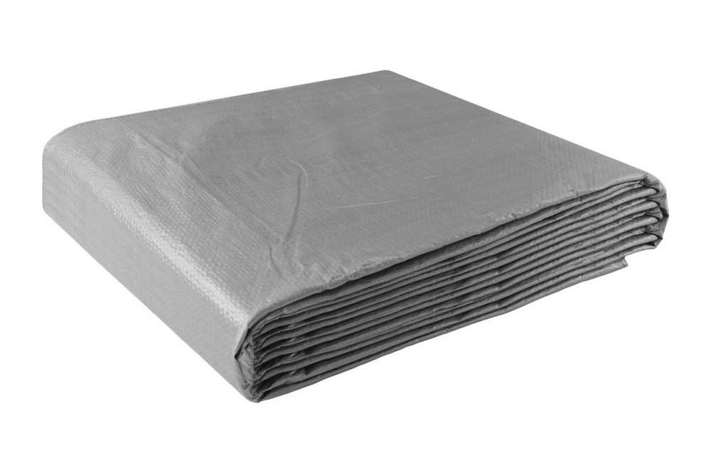 Тент универсальный MASTERTOOL TARPAULIN 5 × 6 м 110 г/м² Silver 79-7506 Харьков - изображение 6