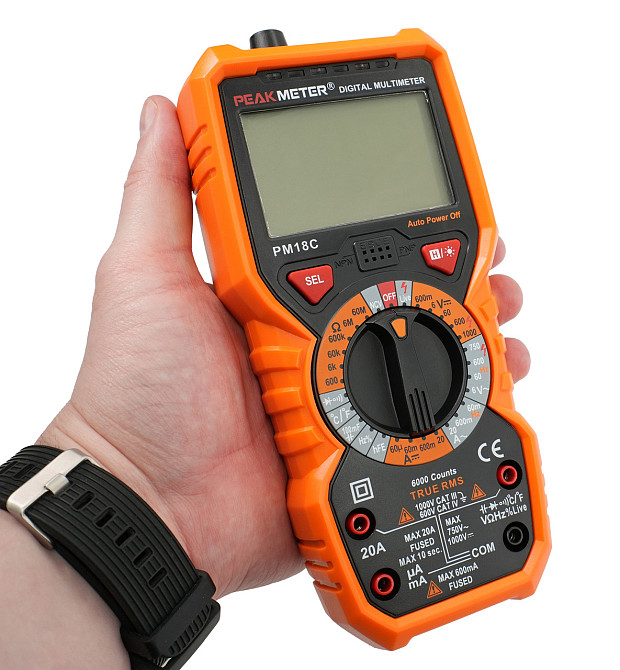 Мультиметр цифровой многофункциональный с True RMS PeakMeter PM18C Харьков - изображение 10