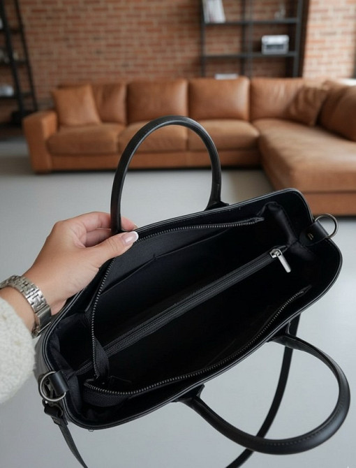 сумка женская кожаная , каркасная Итальянская TS000204 Киев - изображение 2