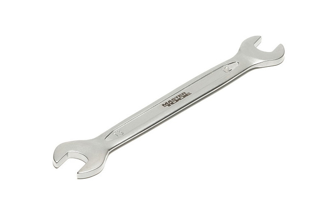Ключ рожковый MASTERTOOL COLD STAMPED 12х13 мм CrV DIN3110 SS 70-1213 Харьков - изображение 1