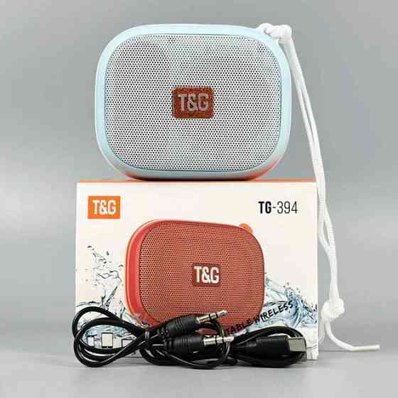 Колонка портативная Bluetooth T&G TG394 blue голубая Київ