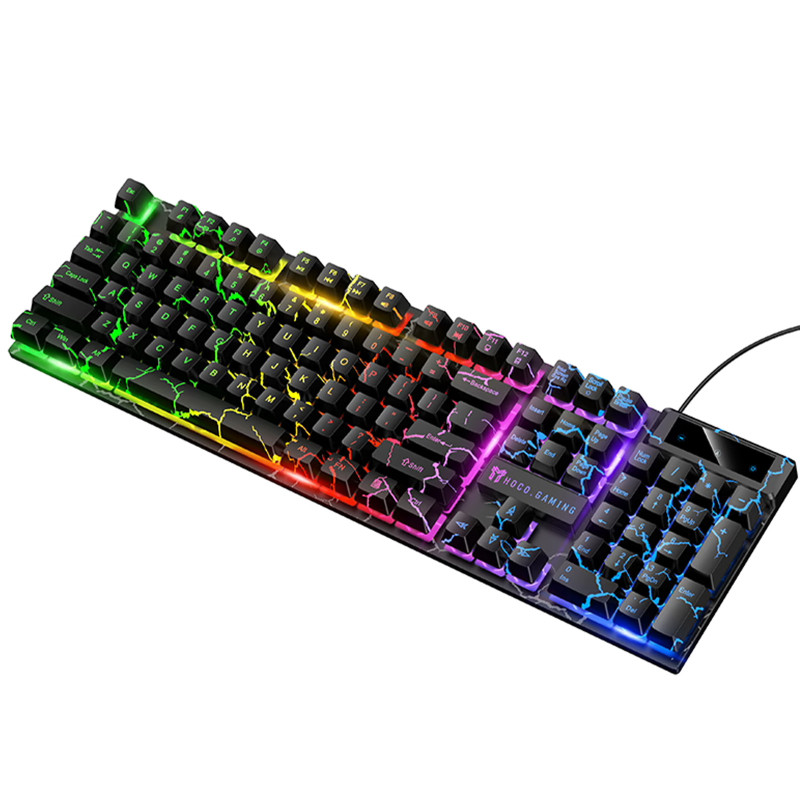 Клавиатура проводная Hoco GM701 Trofeo RGB (English Version) Херсон - зображення 6